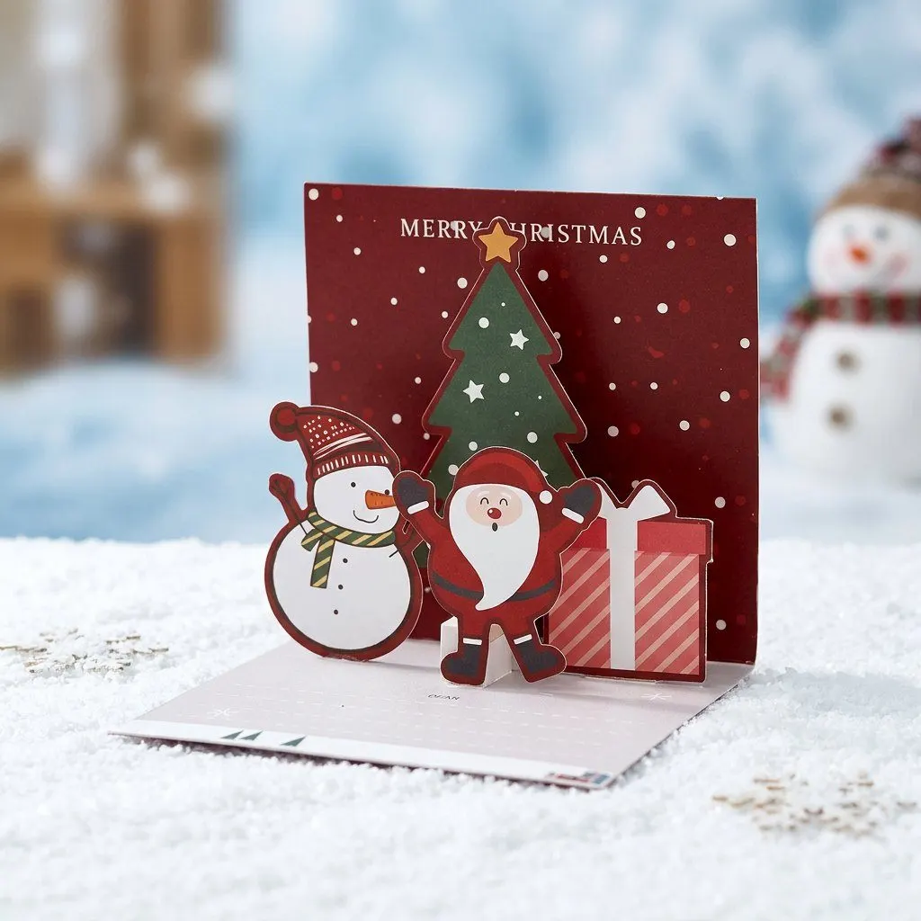 3D Christmas card, view 4