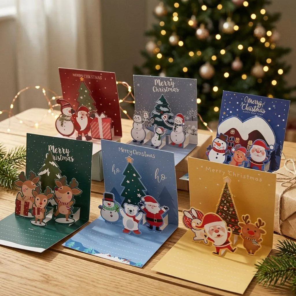 3D Christmas card, view 2