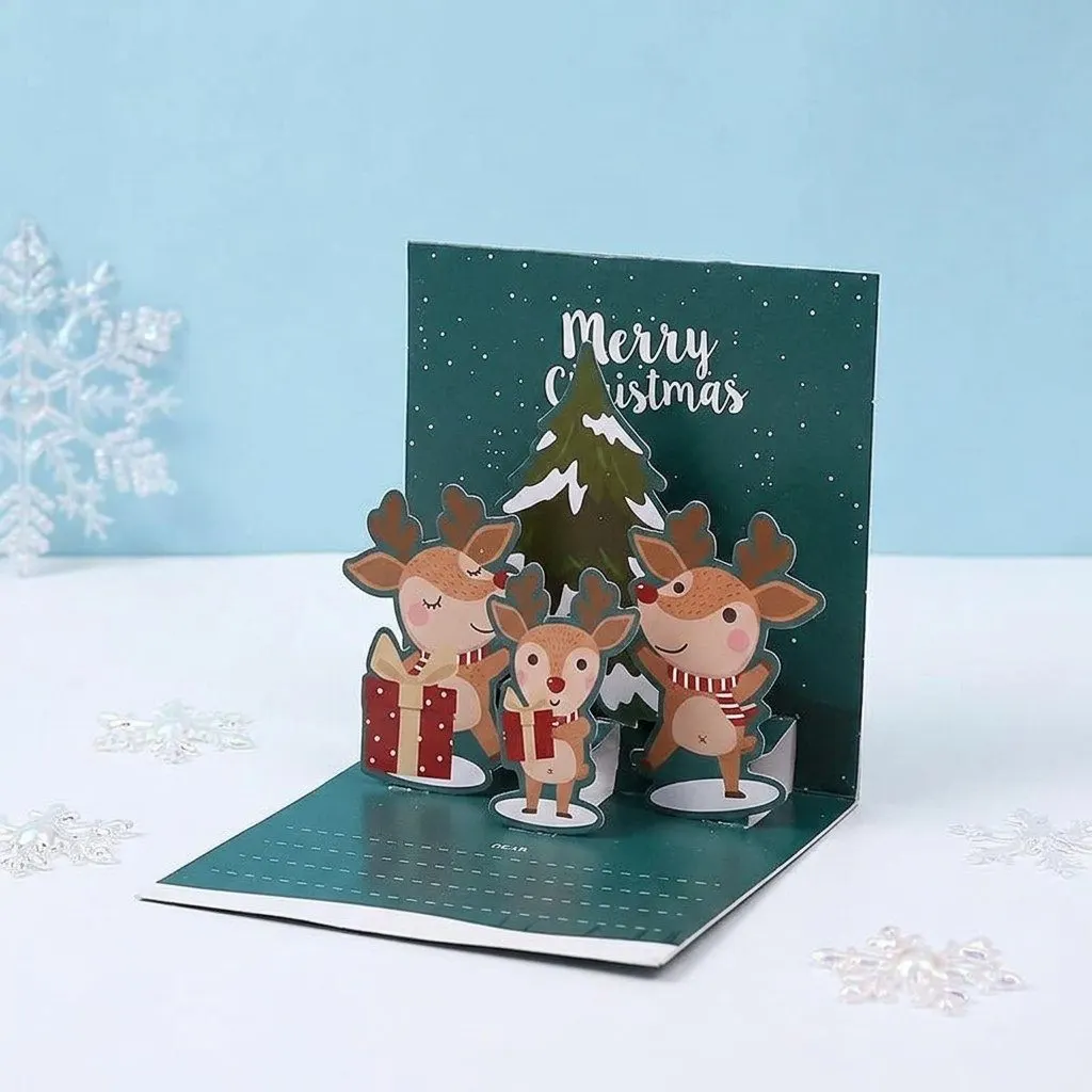 3D Christmas card, view 5