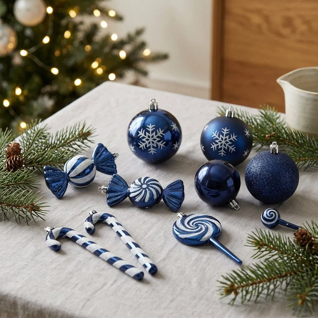 Christmas baubles set