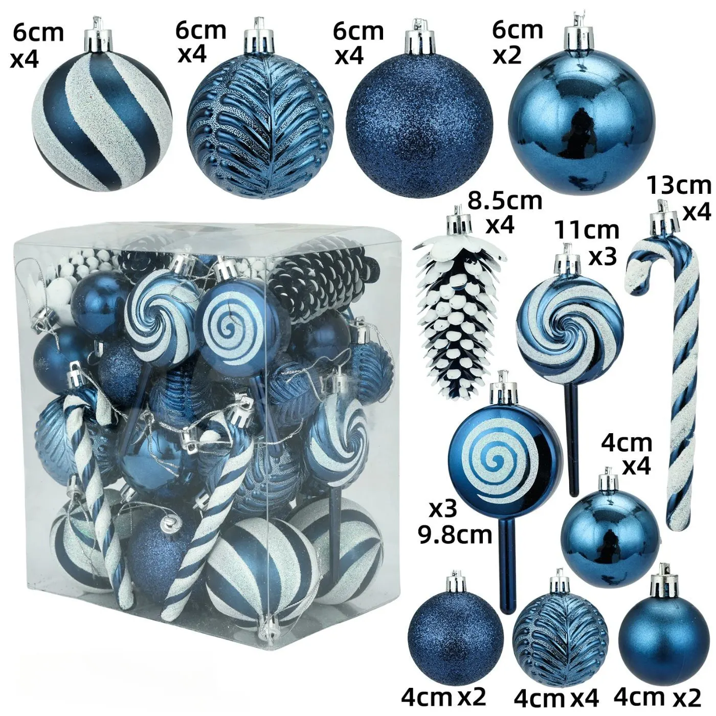 Christmas baubles set, view 3