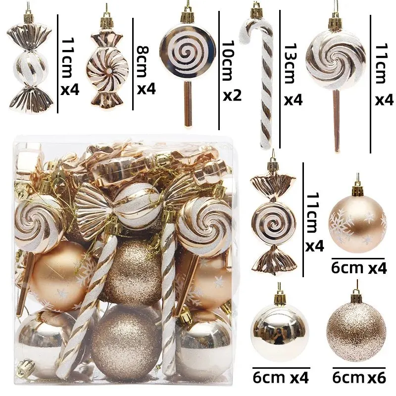 Christmas baubles set, view 3