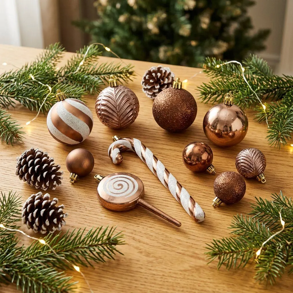 Christmas baubles set