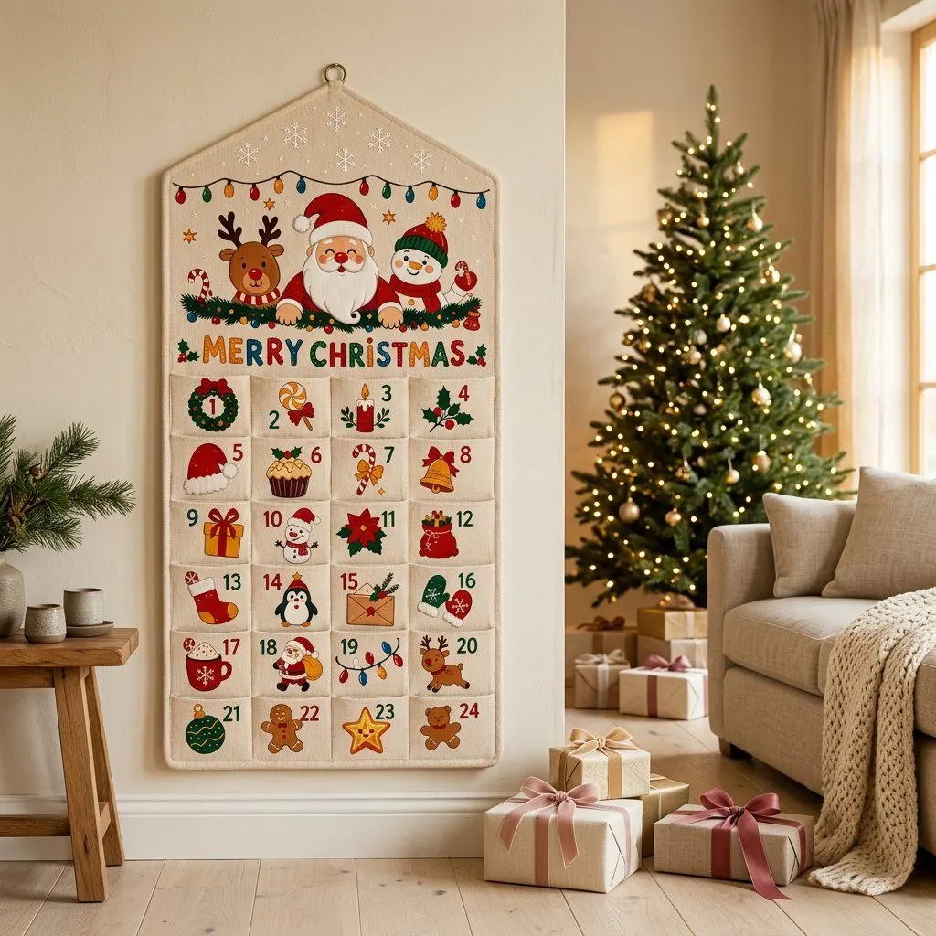 Christmas Canvas Wall Calendar