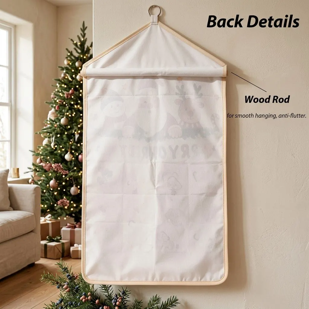Christmas Canvas Wall Calendar, view 4