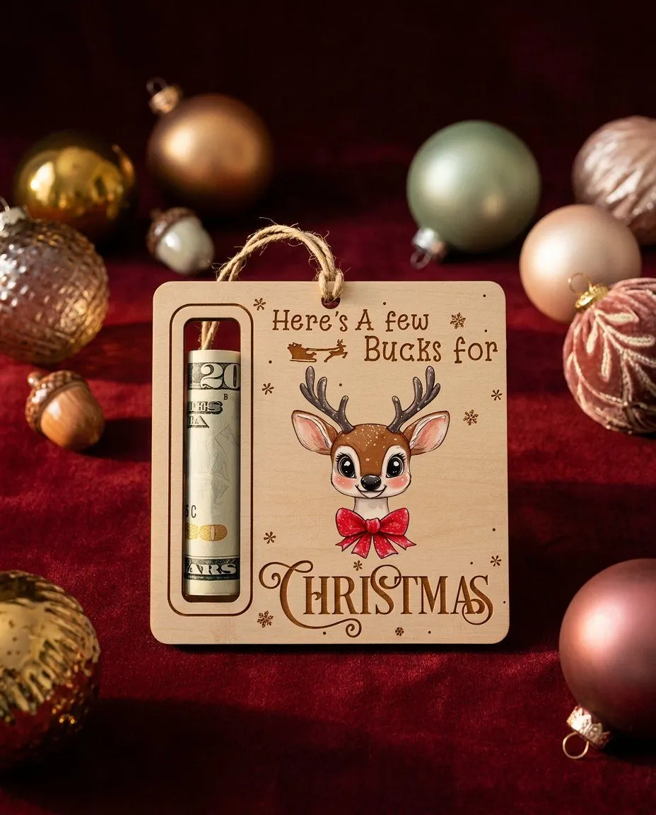 Christmas Cash Gift Ornament
