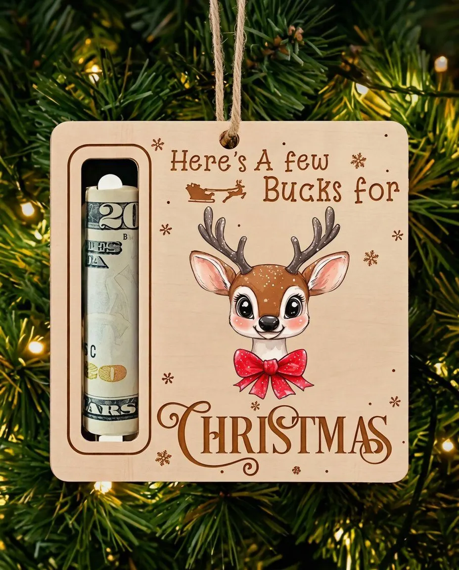Christmas Cash Gift Ornament, view 5