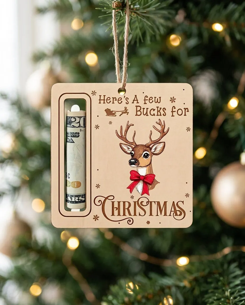 Christmas Cash Gift Ornament, view 6