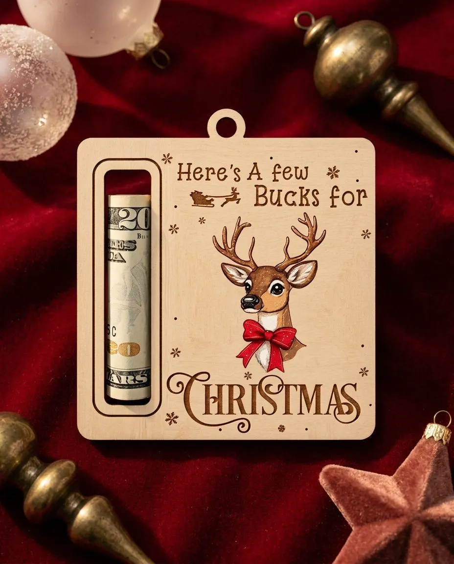Christmas Cash Gift Ornament, view 2