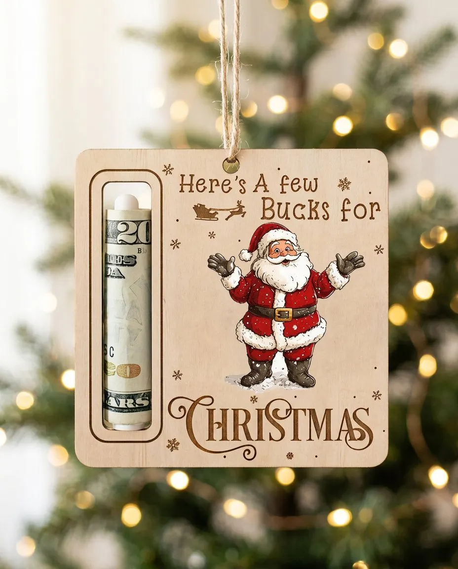 Christmas Cash Gift Ornament