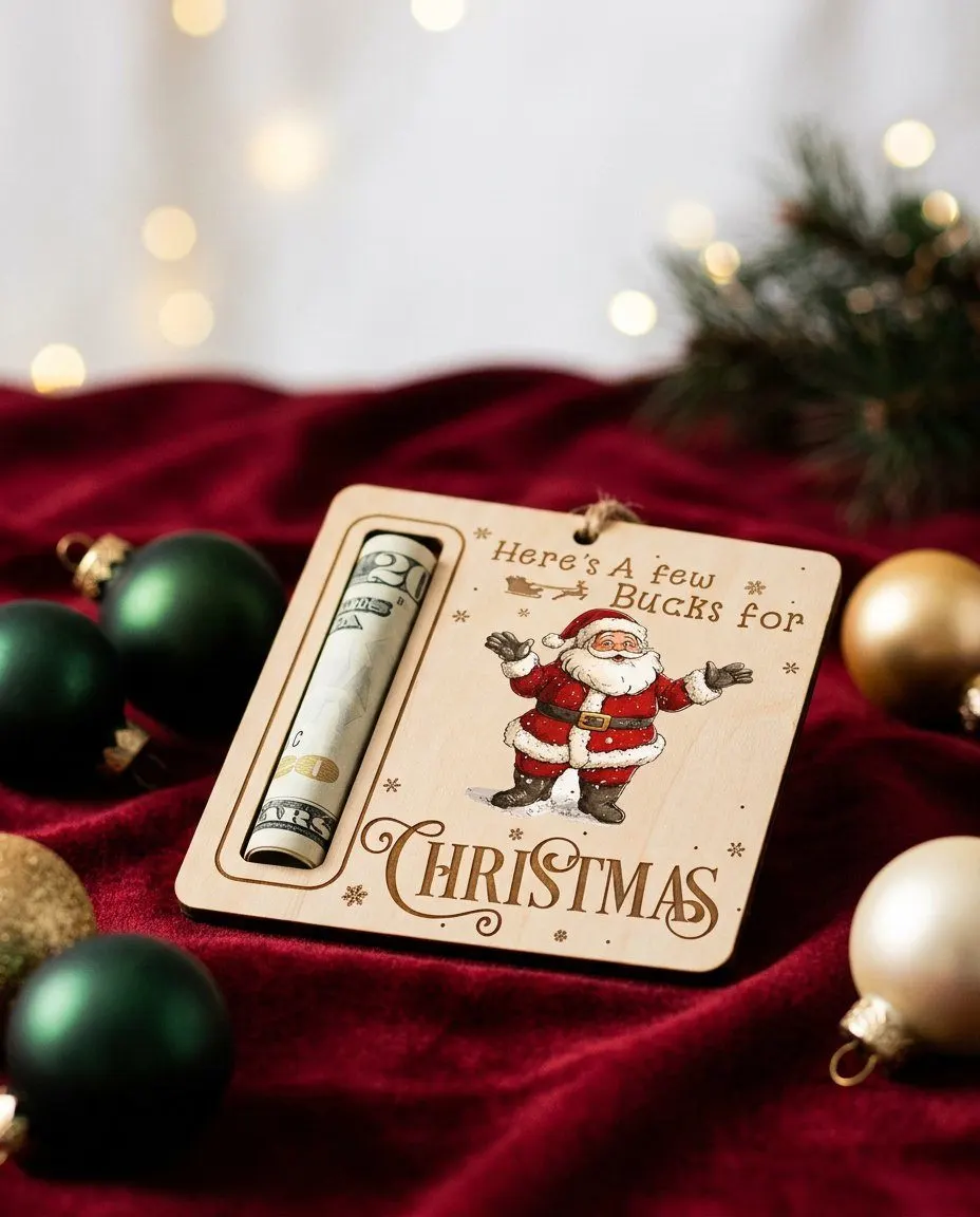 Christmas Cash Gift Ornament, view 3