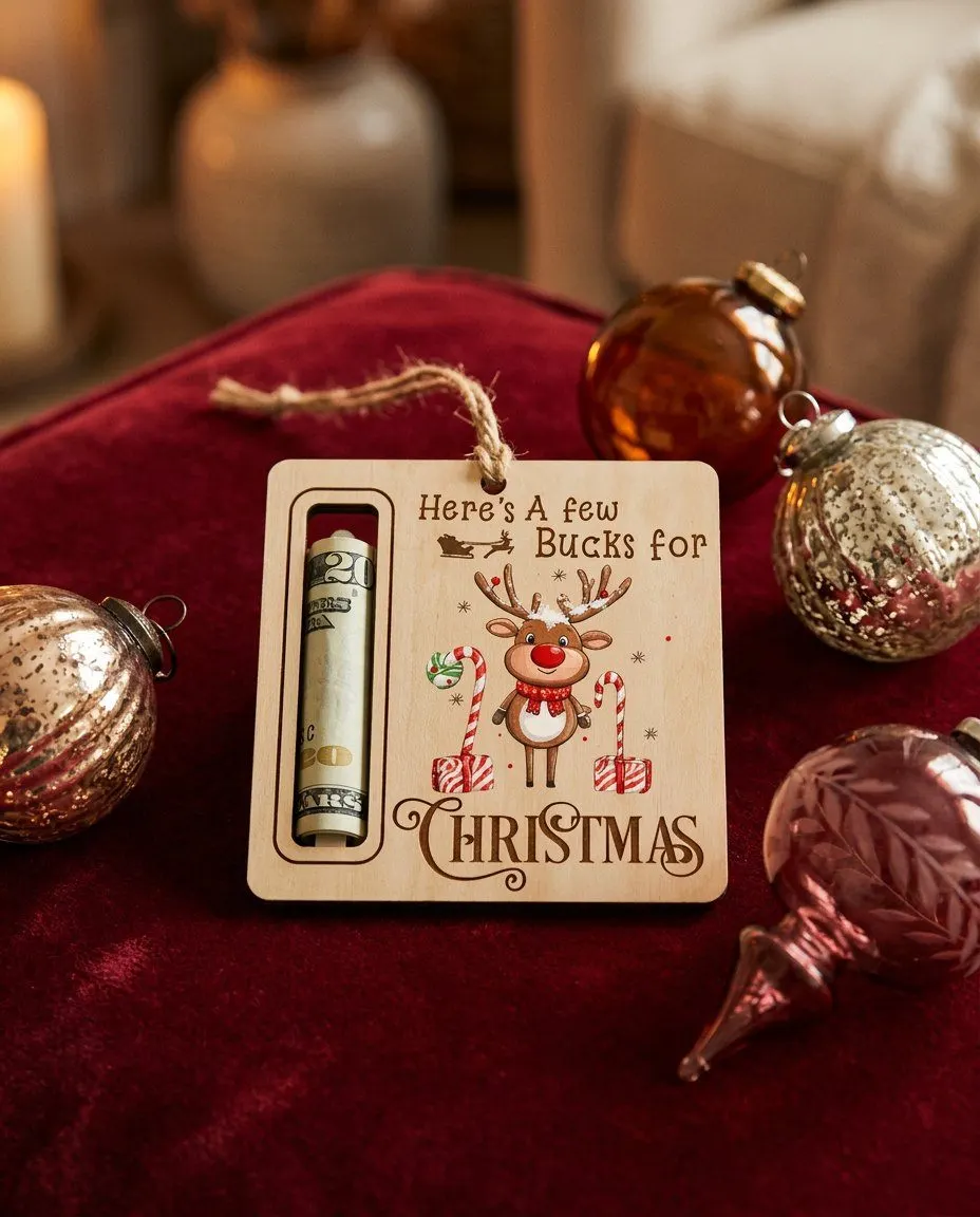 Christmas Cash Gift Ornament, view 4