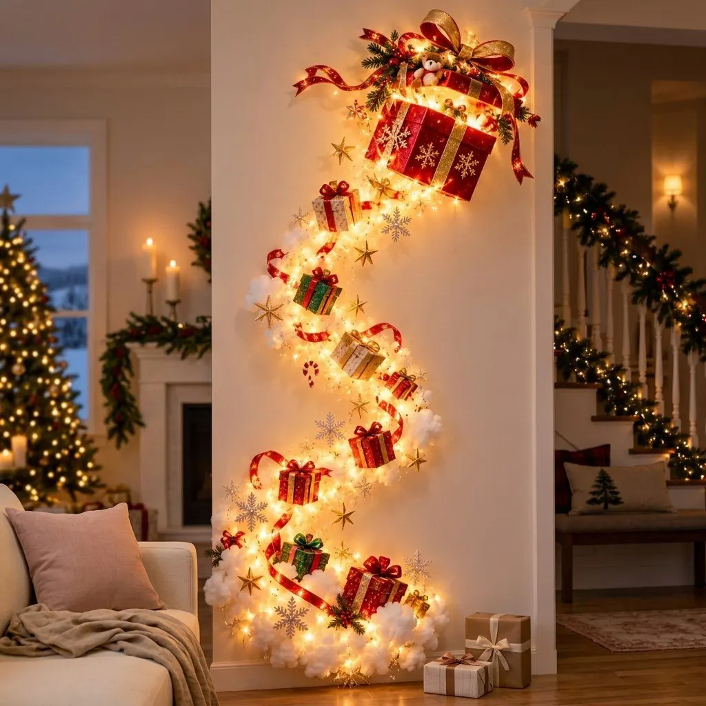 Christmas light path