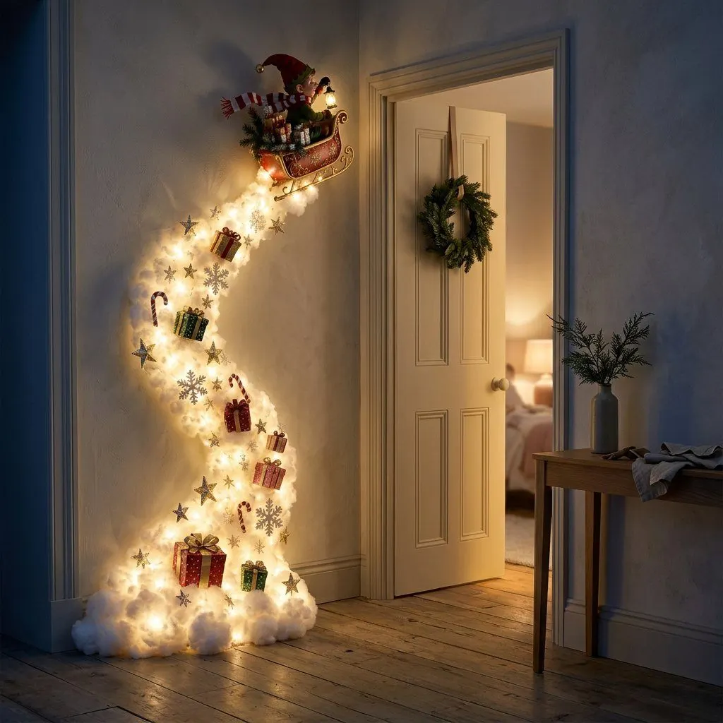 Christmas light path, view 6