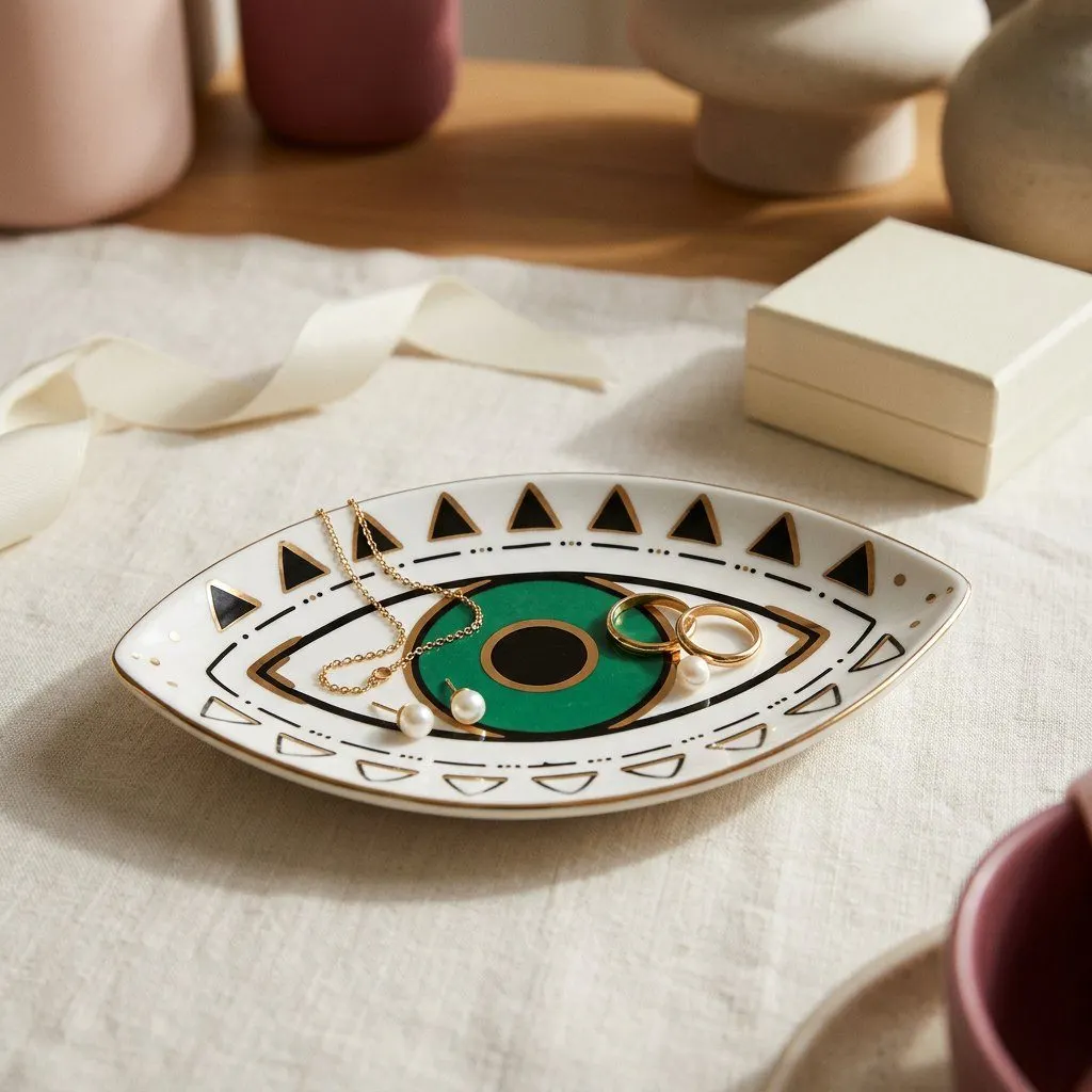 Eye trinket dish, view 2