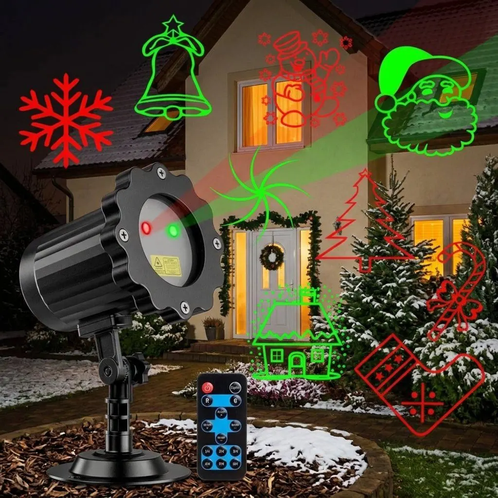 Festive LED laser projector, view 4