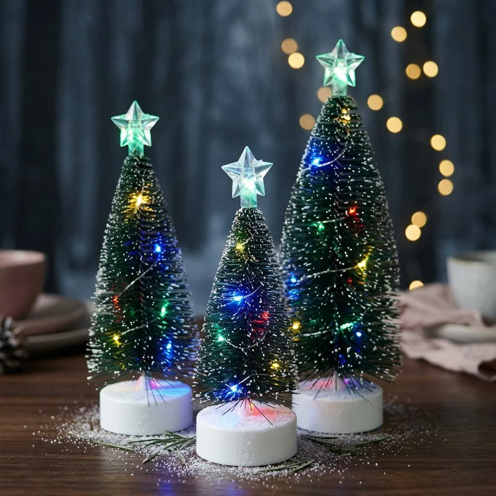 Glowing mini Christmas tree, view 2
