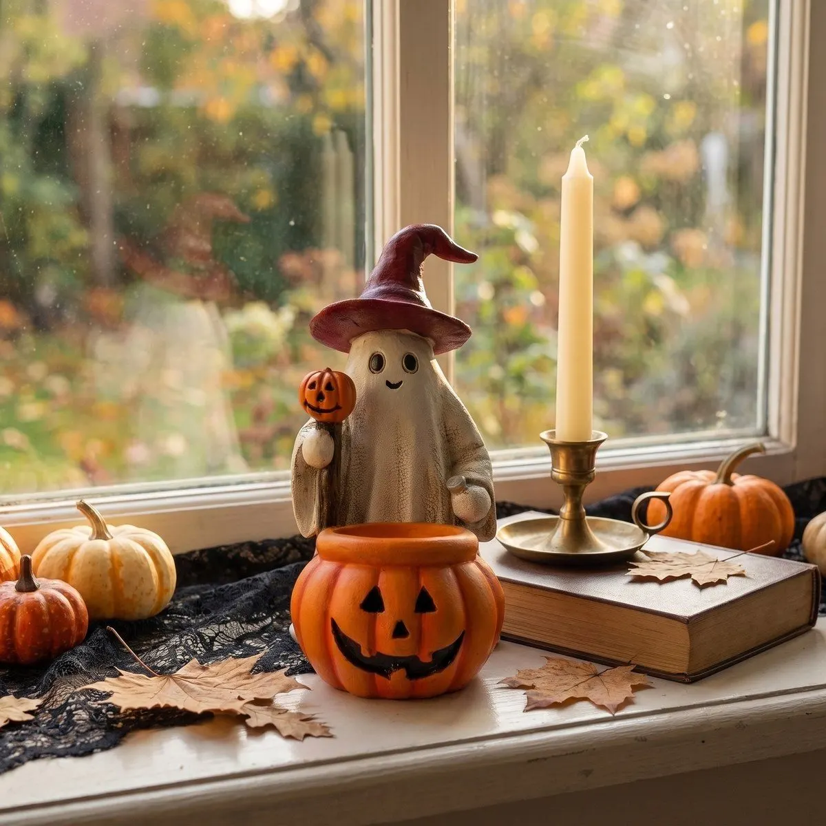 Halloween ghost figurine, view 4