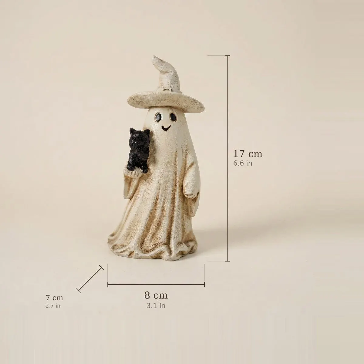 Halloween ghost figurine, view 3