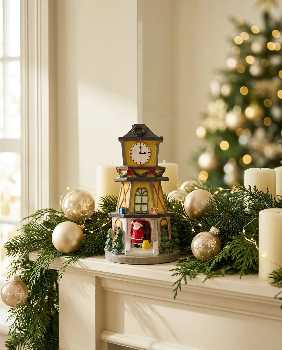 LED Light Christmas Village House, view 4