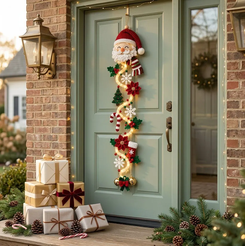Twinkling Christmas Door Hanger, view 3