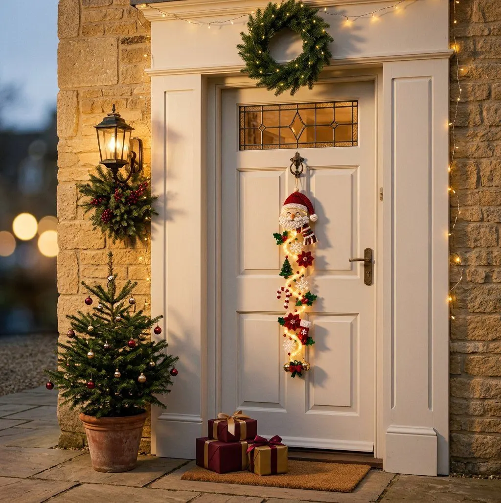 Twinkling Christmas Door Hanger, view 4