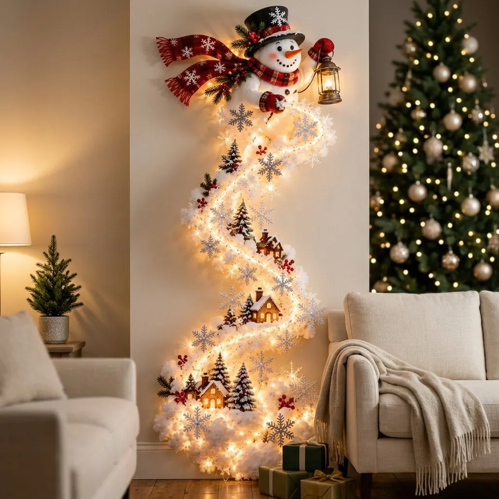 Wall light path